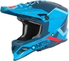 Oneal 8Series Blizzard Motocross hjälm Blå L