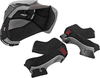 Oneal 8Series Liner & Cheek Pads Grå XS
