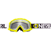 Oneal B-10 Twoface Motocross Glasögon Svart Gul en storlek