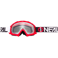 Oneal B-10 Twoface Motocross Glasögon Svart Röd en storlek