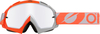 Oneal B-10 Twoface Silver Mirror Motocross Goggles,  grå-orange för män