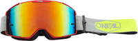 Oneal B-20 Plain Motocross Goggles Grå Gul