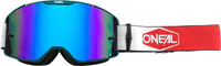 Oneal B-20 Plain Motocross Goggles Röd Blå