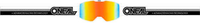 Oneal B-20 Proxy Motocross Goggles - Speglade Svart Vit en storlek