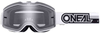 Oneal B-20 Proxy Motocross Goggles - Tonade Svart Vit en storlek