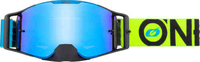 Oneal B-30 Bold Motocross Glasögon Blå Gul en storlek