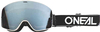 Oneal B-50 Force Motocross Goggles Svart Vit en storlek
