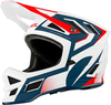 Oneal Blade Hyperlite Oxyd Downhill hjälm Vit Röd Blå XL