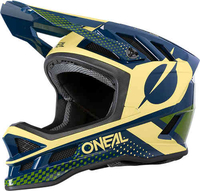 Oneal Blade Polyacrylite ACE Downhill hjälm Grön Blå L