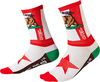 Oneal California V.22 MTB sockor,  vit-röd,  storlek 43 46