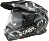 Oneal D-SRS Square V.25 Motocross hjälm,  svart-grå-vit,  storlek 2XL för män