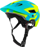 Oneal Defender 2.0 Silver Cykelhjälm Blå Gul L XL