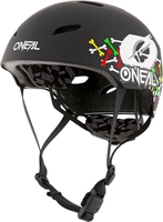 Oneal Dirt Lid Skulls Cykelhjälm för ungdomar,  svart-vit,  storlek L
