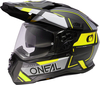 Oneal DSeries Square Motocross hjälm,  svart-gul,  storlek S för män
