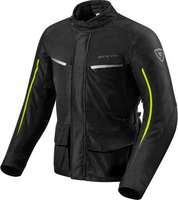 Revit Voltiac 2 Motorcykel textil jacka Svart Gul 2XL
