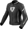 Revit Xena 3 Damer motorcykel skinnjacka Svart Vit 36
