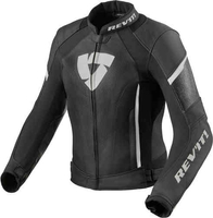 Revit Xena 3 Damer motorcykel skinnjacka Svart Vit 36
