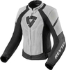 Revit Xena 3 Damer motorcykel skinnjacka Svart Vit 38