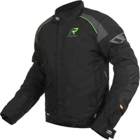 Rukka Herm Gore-Tex Motorcycle Textile Jacket Motorcykel Textil Jacka Svart Grön 54