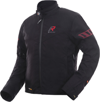 Rukka Start-R Motorcycle Textile Jacket Motorcykel Textil Jacka,  svart-röd,  storlek 56