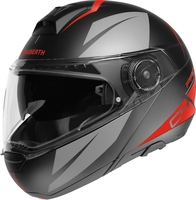 Schuberth C4 Pro Merak Hjälm,  röd,  storlek S för män