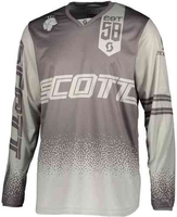 Scott 350 Race Motocross Jersey Svart Grå L