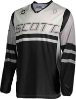 Scott 350 Race Regular Motocross Jersey Svart Grå L