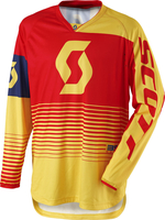 Scott 350 Track Motocross Jersey 2017,  röd-gul,  storlek M