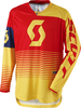 Scott 350 Track Motocross Jersey 2017,  röd-gul,  storlek XL