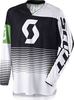 Scott 350 Track Motocross Jersey 2017 Svart Vit 2XL