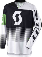 Scott 350 Track Motocross Jersey 2017 Svart Vit 2XL