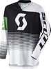 Scott 350 Track Motocross Jersey 2017,  svart-vit,  storlek L