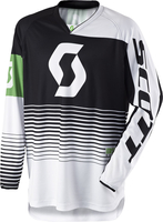 Scott 350 Track Motocross Jersey 2017,  svart-vit,  storlek L
