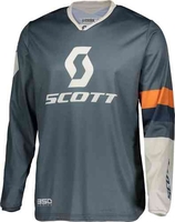 Scott 350 Track Regular Motocross Jersey Blå Orange 2XL