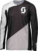 Scott 450 Angled Athletic Light Motocross Jersey Svart Grå 2XL