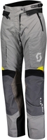 Scott Dualraid Dryo Ladies Motorcykel Textil Byxor,  grå-gul,  storlek 36 för kvinnor