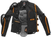 Spidi Multitech Armor Evo Protector jacka Svart Orange XL
