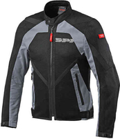 Spidi Netstream Tex Motorcykel textil jacka Svart Grå S