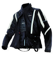 Spidi Netwin Damer motorcykel textil jacka Svart Vit L