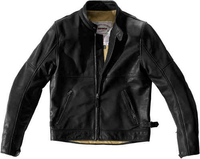 Spidi Rock Motorcykel läder jacka Svart 52