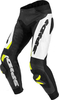 Spidi RR Pro Warrior Motorcykel läderbyxor Svart Vit Gul 52