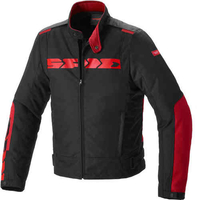 Spidi Solar H2Out Motorcykel textil jacka Svart Röd 4XL