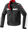 Spidi Solar Tex Motorcykel textil jacka Svart Vit 2XL