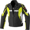 Spidi Sport Warrior H2Out Motorcykel textil jacka,  svart-gul,  storlek 3XL