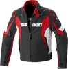 Spidi Sport Warrior H2Out Motorcykel textil jacka Svart Röd L