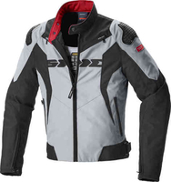 Spidi Sport Warrior Tex Motorcykel textil jacka Svart Grå 2XL