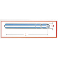 TAROZZI Gaffel stativ Z 400/550,  83,  silver