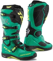 TCX Comp Evo Michelin Motocross Stövlar Grön Gul 40