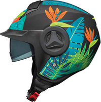 Vemar Breeze Tropical Jet Hjälm Svart M