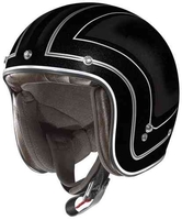 X-lIte X-201 Caliente Demi Jet hjälm Svart M